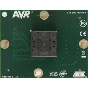 ATSTK600-SC21, Дочерние и отладочные платы Generic socket card for dev in QFN64 pkg
