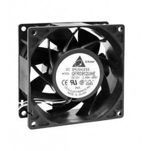 QFR1212GHEEVT, Вентиляторы постоянного тока DC Tubeaxial Fan, 120x38mm, 12VDC, Ball Bearing, 4 Position Rectangular Connector, Tachometer, Locked Rotor Sensor, Tachometer, PWM