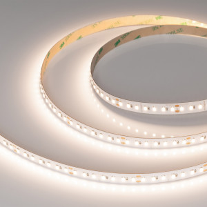 Лента RT-A140-10mm 24V Day4000 SUN (20 W/m, IP20, 2835, 5m) 037832, Светодиодная лента RT-A140, открытая. Светодиоды 2835, 140 шт/м (700 шт на 5 м), белая плата, ширина 10.5 мм, скотч 3M. Цвет ДНЕВНОЙ 4000 K, цветопередача CRI>97 SUN (R9>90), угол 120°. Питание 24V, мощность 20 Вт/м (100 Вт на 5 м). Размеры 5000x10.5x1.7