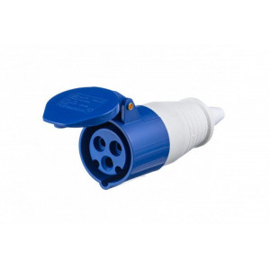 Розетка переносная 213 РП-102 16А 2P+PE 220В IP44 26010DEK