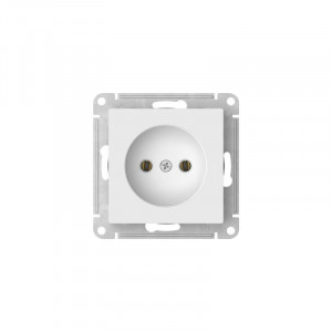 Розетка AtlasDesign 16А без заземл. без шторок быстрозажим. клем. механизм бел. SE ATN000141S