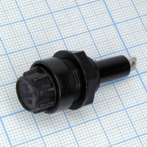 ДВП4-2 (5*20), Держатель предохранителя 5*20, закрытого типа, монтаж на панель