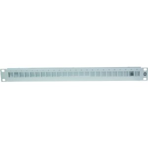 20824000002, Wire Ducting Keystone Patch panel, unloaded