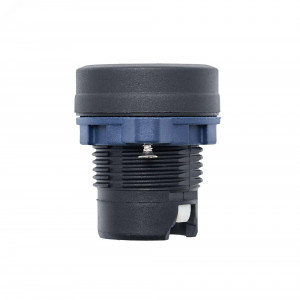 Головка кнопки плоская прозрачная без фиксации, красная M22P-FMLRP