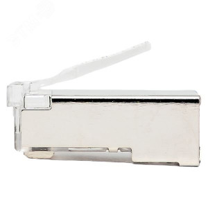 Коннектор RJ-45 TERACOM экранированный 8P8C Cat.5E универсальный (упак.20шт) TRC-PLUG-5EFTP-20