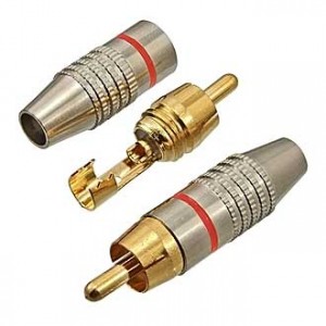 SZC-0218 / RP-213 RED, Разъём RCA SZC-0218/RP-213, красный