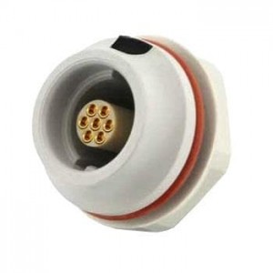 JMXHH1G07FSUDSU, Цилиндрические защелкивающиеся разъемы FRONT MOUNT RECPTL F SOLDER