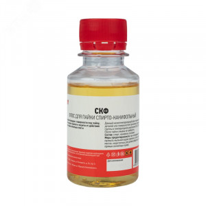 Флюс СКФ 100мл., Флюс для пайки REXANT, СКФ (спирто-канифольный), 100 мл, флакон