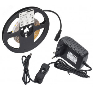 Комплект DIY (2835W60-4,8-IP20-12В 5м + др. + выкл.) LSR1-2-060-20-1-05-S1