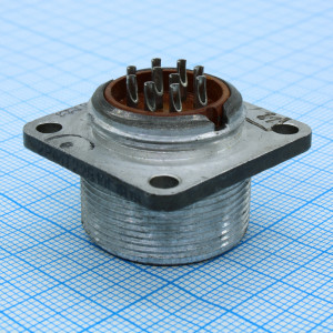 2РМТ22Б10Г1В1В, Соединитель  цилиндрический низкочастотный негерметичный