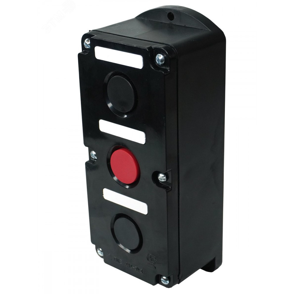 Изображение товара Пост управления ПКЕ 212-3 У3 10А 660В цилиндрический IP40 черный