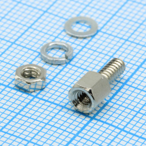 KLS1-4-40UNC-11.8, Стойка резьбовая для D-SUB разъема