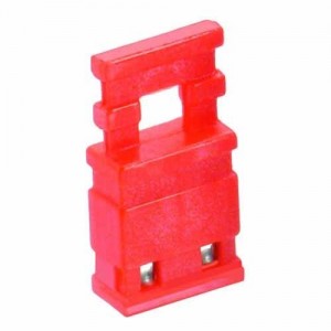M7685-05, Проводные клеммы и зажимы 10mm JUMPER SOCKET W/HNDL RED