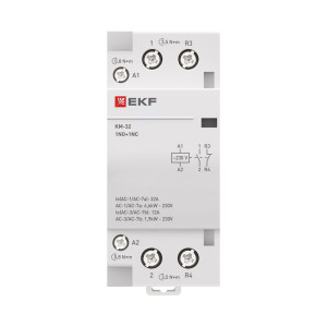 Контактор модульный КМ 32А NО+NC (2 мод.) km-2-32-11