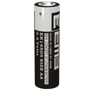ER14505 3.6V, Li, SOCl2 батарея типоразмера AA, 3.6В, 2.4Ач, стандартная форма, -55...85 °C