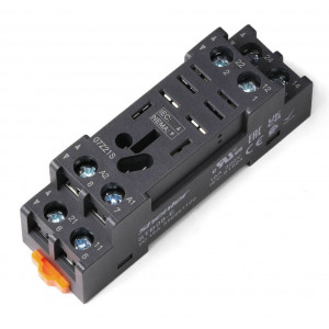 Колодка для реле STB08-E, Колодка для реле, 2 группы переключающих контактов, винтовая фиксация провода, монтаж на DIN рейку, 300V, 16A, для реле серий: RKL, с возможностью установки (поставляется отдельно): металл. фикс. SK36M, модуль AMD