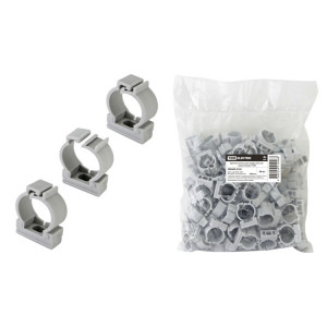 Крепеж-клипса для трубы D25 мм с фиксатором SQ0405-0103