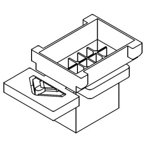 44300-0600, Проводные клеммы и зажимы 3MM MICRO-FIT Plug House 6 CKT