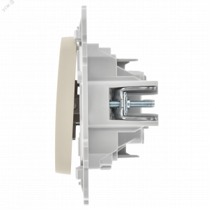 FLITE Выключатель 1-клавишный 10А ВС11-1-0-ФлСл сливочный IEK FI-V10-0-10-1-K86