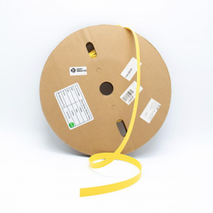 ump622127, Термоусадочная трубка плоская для печати ТТУ-НГ-LSZH 3/1 для провода 3.5-8.0 мм, желтая, в рулоне 50м. (3/8)