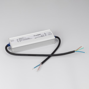 Блок питания ARPJ-LG-3431050-PFC (240W, 171-343V, 0.5-1.05A) 039542, Источник тока с гальванической развязкой для светильников и мощных светодиодов. Входное напряжение 120-277 VAC. Выходные параметры: 171-343 В, 500-1050mА (регулировка встроенным потенциометром, установка по умолчанию 700мА), 240 Вт. Встроенный PFC >0.95.