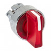 Исполнительный механизм переключателя ХB4 красный на 2 положения с фиксацией, с подсветкой с короткой ручкой IP65 EKF XB4BD2FL-R-65
