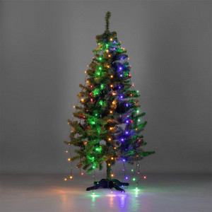 Гирлянда светодиодная елочная с кольцом 7 нитей х1.8м 126LED мультиколор 6.5Вт 220-240В IP20 не соединяемая 235-089