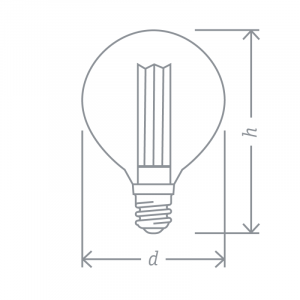 Лампа светодиодная 14 233 NLL-SC17-G95-4-230-1.8K-E27-PMMA прозрачная 1800К тепл. бел. E27 200лм 220-240В Navigator 14233