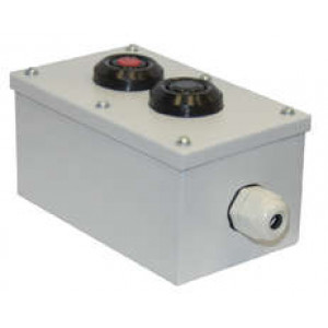 Пост кнопочный ПКУ-15-21.121-54 У2 (1хВК30-10-11110-54 (1з+1р) черн. + 1хВК30-10-11110-54 (1з+1р) красн. + PG-19) пост управления ET054487