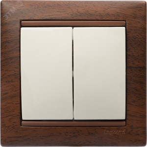 Выключатель 2-кл. СП Valena 10А IP31 250В механизм сл. кость Leg 774305