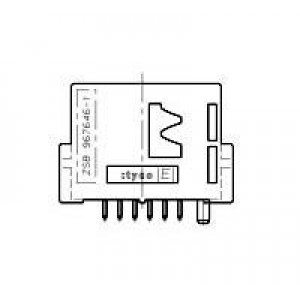 967646-1, Автомобильные разъемы MQS STIFTWANNE 2X6P