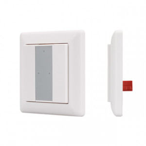 Панель Knob SR-KN9551K2-UP White (KNX, DIM) 023487, Универсальная многофункциональная встраиваемая настенная панель для систем KNX. 2 клавиши. Материал - пластик. Цвет корпуса - белый. Питание от шины KNX DC 21-30V. Габариты 55.5х55.5х13 мм. Совместима с рамками европейских производителей (GIRA, JUNG, BERK