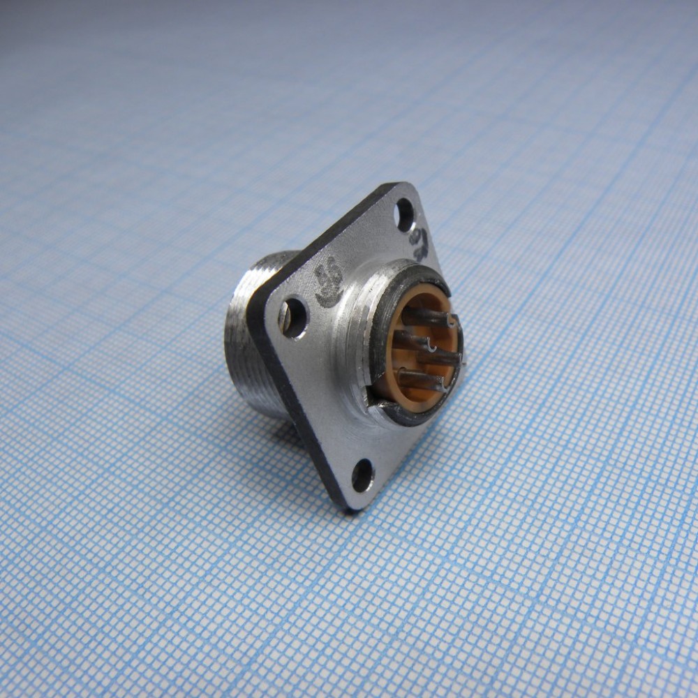 Изображение товара Цилиндрический низкочастотный соединитель 2РМДТ18Б4Г5В1В