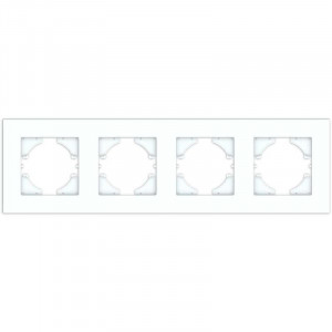 Рамка 4-местн City бел. С1114-001