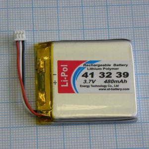 LP413239, Аккумулятор литий-полимерный (Li-Pol) 4.1*32*39мм