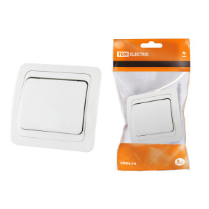 Выключатель 1-кл. 10А белый "Валдай" SQ1804-0001