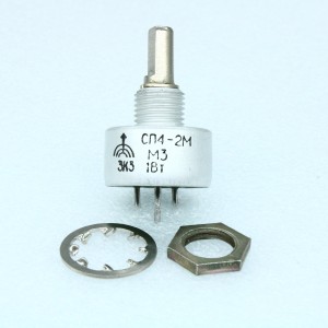 СП4-2Ма 1 А 3-20     3.3К, Резистор переменный подстроечный непроволочный 3.3кОм 1Вт