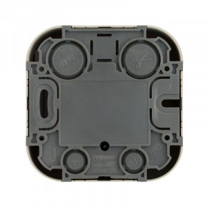 Quteo Розетка телевизионная TV наружная бежевая 782245