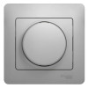 GLOSSA СВЕТОРЕГУЛЯТОР (диммер) поворотный, 300Вт, в сборе, АЛЮМИНИЙ (1шт) GSL000334