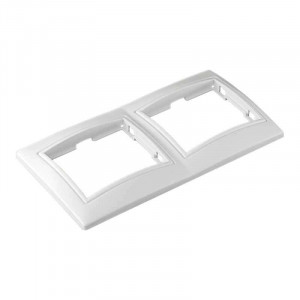 Рамка 2-м СП Севиль горизонт. бел. С0044