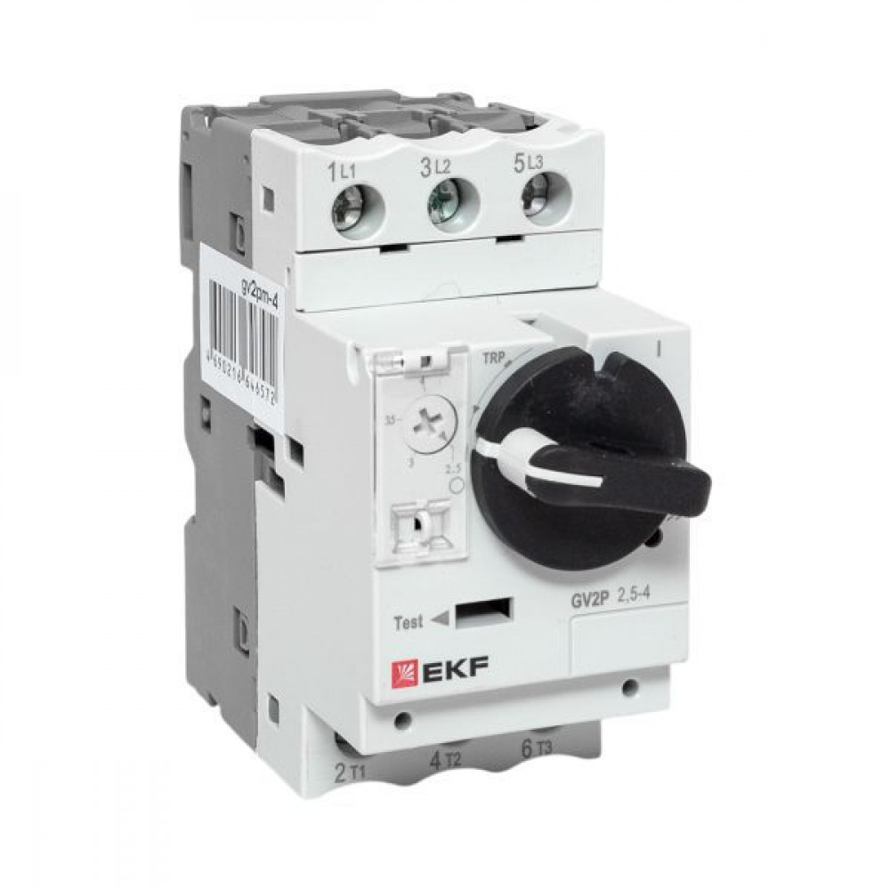 Изображение товара Автомат пуска двигателя GV2P 2,5-4А EKF gv2pm-4 для автоматизации запуска