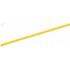 Трубка термоусадочная ТТУ нг-LS 6/3 желт. 1м UDRS-D6-1-K05