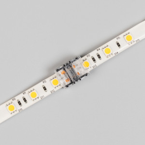 Коннектор HIP-GERM-MONO-10-2pin-STS 032003, Одиночный коннектор для соединения 2-х отрезков одноцветных герметичных (IP54/IP65) лент SE (заливка силиконом сверху) шириной 10 мм. Материал - прозрачный пластик. Обеспечивает соединение без ощутимого разрыва. Максимальный допустимый ток 3 А, напряжение