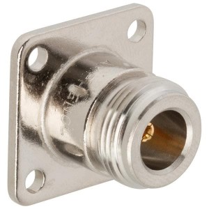082-97-RFX, РЧ соединители / Коаксиальные соединители 4 HOLE FLANGE JACK SOLDER CUP 50ohm