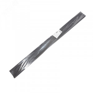 Трубка термоусадочная ТУТ нг 50,0/25,0 черная, термоусаживаемая трубка в метровой нарезке, не поддерживает горение