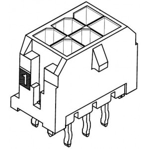 43045-0226, Проводные клеммы и зажимы MICRO-FIT 3.0 HEADER