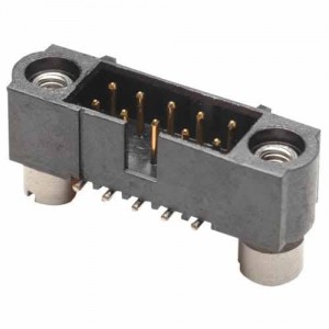 M80-5130805, Проводные клеммы и зажимы Datamate J-Tek DIL Male Vertical SMT Connector, gold, with jackscrews + 5mm board mount, 4+4 contacts