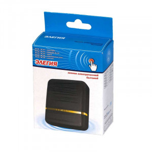 Звонок проводной Элегия соловей 220В 80-90дБА черн./зол. ЭЗ-05