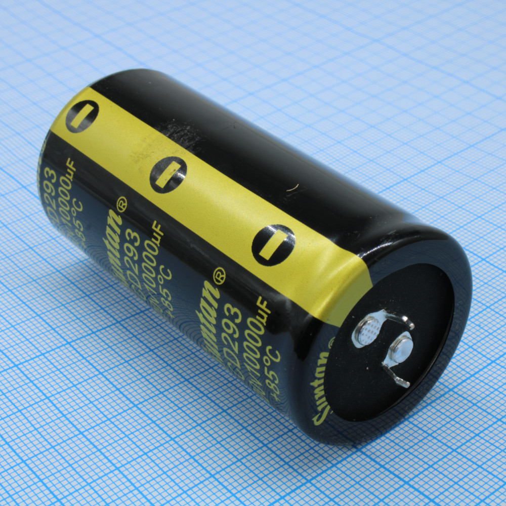 Изображение товара Конденсатор алюминиевый электролитический 10000мкФ 100В 35х70мм