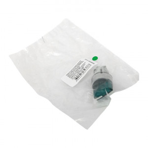 Исполнительный механизм переключателя ХB4 зеленый на 2 положения с фиксацией, с подсветкой с короткой ручкой IP65 EKF XB4BD2FL-G-65